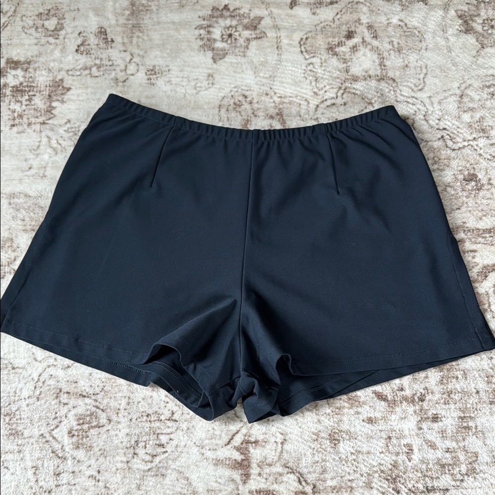 Nike Navy Athletic Shorts Lightweight Elastic Waist
